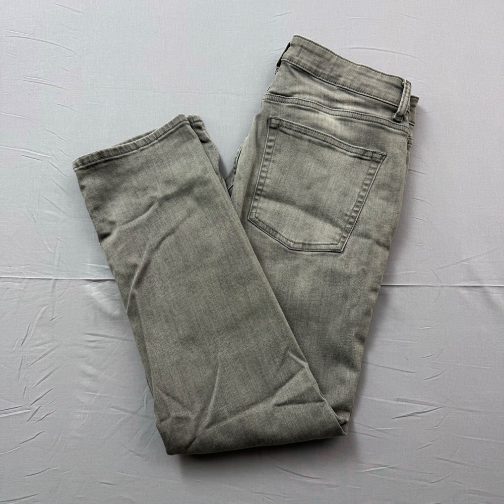 Warp + Weft ORD Chicago Straight Leg Grey‎ Denim Jeans Mens 30x30